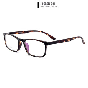 Gmei Optical Ultralight Plastic TR90 Rectangular Men Glasses Frame Prescription Eyeglasses Myopia Optical Frames Eyewear Y1052