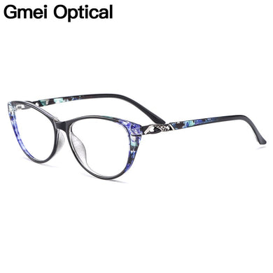 Gmei Optical Ultralight TR90 Cat Eye Style Women Prescription Glasses Frame For Myopia Optical Spectacles Women Eyewear M1835
