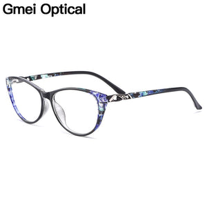 Gmei Optical Ultralight TR90 Cat Eye Style Women Prescription Glasses Frame For Myopia Optical Spectacles Women Eyewear M1835