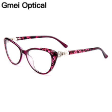 Carica l&#39;immagine nel visualizzatore di Gallery, Gmei Optical Ultralight TR90 Cat Eye Women Optical Glasses Frame Eyeglasses Frames For Women Myopia Hyperopia Spectacles M1711