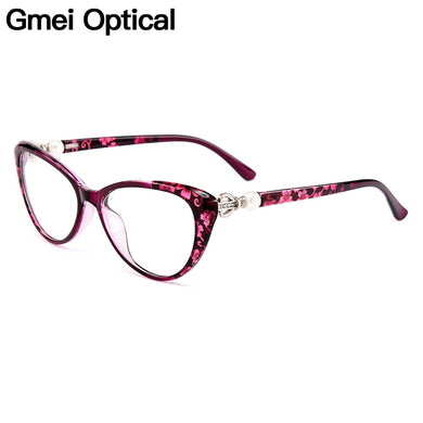 Gmei Optical Ultralight TR90 Cat Eye Women Optical Glasses Frame Eyeglasses Frames For Women Myopia Hyperopia Spectacles M1711