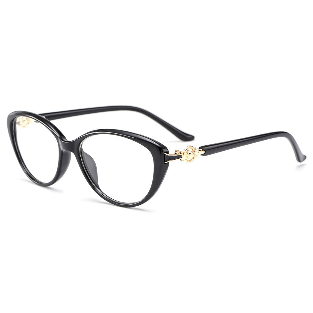 Gmei Optical Ultralight TR90 Cat Eye Women Optical Glasses Frame Eyeglasses Frames For Women Myopia Hyperopia Spectacles M1537