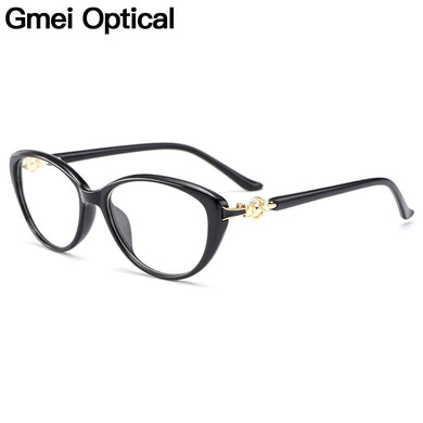 Gmei Optical Ultralight TR90 Cat Eye Women Optical Glasses Frame Eyeglasses Frames For Women Myopia Hyperopia Spectacles M1537