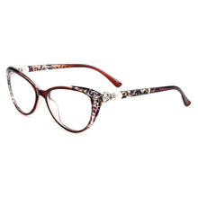 Carica l&#39;immagine nel visualizzatore di Gallery, Gmei Optical Ultralight TR90 Cat Eye Women Optical Glasses Frame Eyeglasses Frames For Women Myopia Hyperopia Spectacles M1711