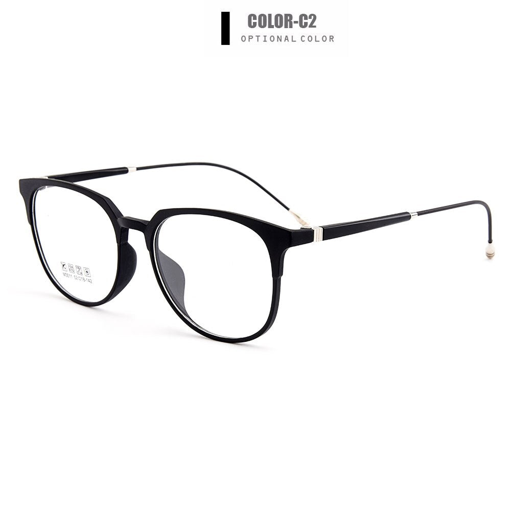 Gmei Optical Ultralight TR90 Full Rim Men's Optical Eyeglasses Frames Women's Plastic Myopia Eyewear 3 Colors Optional M3011
