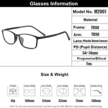 Load image into Gallery viewer, Gmei Optical Ultralight TR90 Glasses Frame Men Rectangular Prescription Eyeglasses Myopia Optical Frames Male Spectacles M2061
