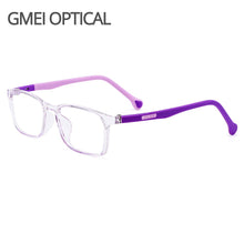Load image into Gallery viewer, Gmei Optical Ultralight TR90 Kids Glasses Frame Square Prescription Eyeglasses Myopia Optical Frames Women Eyewear M8038