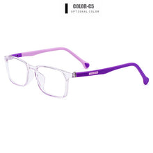 Load image into Gallery viewer, Gmei Optical Ultralight TR90 Kids Glasses Frame Square Prescription Eyeglasses Myopia Optical Frames Women Eyewear M8038