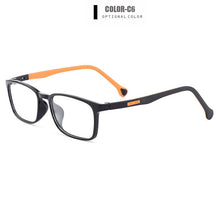 Load image into Gallery viewer, Gmei Optical Ultralight TR90 Kids Glasses Frame Square Prescription Eyeglasses Myopia Optical Frames Women Eyewear M8038