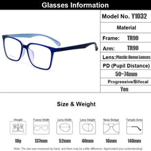 Load image into Gallery viewer, Gmei Optical Ultralight TR90 Men Glasses Frame Prescription Eyeglasses Myopia Optical Frames Stylish Plastic Eyewear Y1032