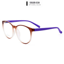 Load image into Gallery viewer, Gmei Optical Ultralight TR90 Women Glasses Frame Round Prescription Eyeglasses Myopia Optical Frames Girl Eyewear Y1027
