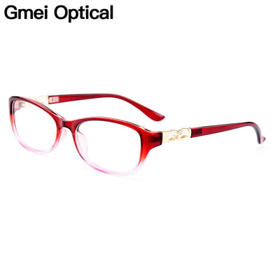 Gmei Optical Ultralight TR90 Women Optical Glasses Frames Plastic Optic Glasses Frame For Women Myopia Spectacles Oculos M1486