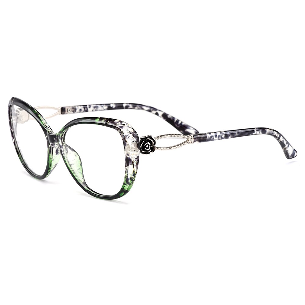Gmei Optical Urltra-Light TR90 Big Frame Cat Eye Style Women Full Rim Optical Glasses Frames Female Plastic Myopia Eyewear M1772