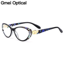 Carica l&#39;immagine nel visualizzatore di Gallery, Gmei Optical Urltra-Light TR90 Cat Eye Style Women Full Rim Optical Glasses Frame Female Plastic Myopia Presbyopia Eyewear M1460