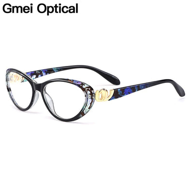 Gmei Optical Urltra-Light TR90 Cat Eye Style Women Full Rim Optical Glasses Frame Female Plastic Myopia Presbyopia Eyewear M1460