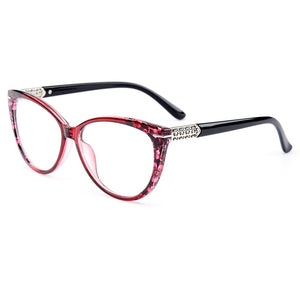 Gmei Optical Urltra-Light TR90 Cat Eye Style Women Optical Glasses Frames Optic Glasses Frame For Women Myopia Spectacles M1697