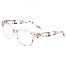 Load image into Gallery viewer, Gmei Optical Urltra-Light TR90 Full Rim Optical Eyeglasses Frame With Flowers Women&#39;s Plastic Myopia Presbyopia Spectacles M2063