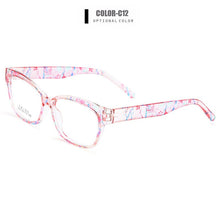 Load image into Gallery viewer, Gmei Optical Urltra-Light TR90 Full Rim Optical Eyeglasses Frame With Flowers Women&#39;s Plastic Myopia Presbyopia Spectacles M2063