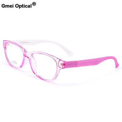 Gmei Optical Urltra-Light TR90 Full Rim Women's Optical Eyeglasses Frames Girls' Plastic Myopia Eyewears 8 Colors Optional M1013