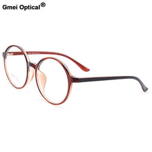 Load image into Gallery viewer, Gmei Optical Urltra-Light TR90 Round Full Rim Men&#39;s Optical Eyeglasses Frames Women&#39;s Plastic Myopia Eyewear 6 Colors M5087