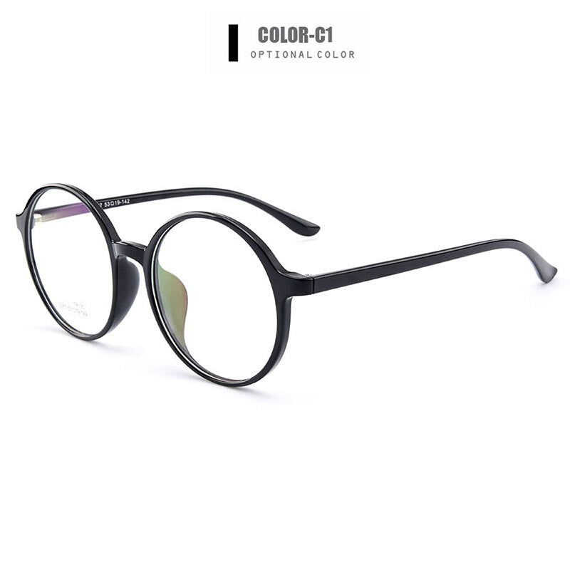Gmei Optical Urltra-Light TR90 Round Full Rim Men's Optical Eyeglasses Frames Women's Plastic Myopia Eyewear 6 Colors M5087