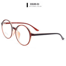 Load image into Gallery viewer, Gmei Optical Urltra-Light TR90 Round Full Rim Men&#39;s Optical Eyeglasses Frames Women&#39;s Plastic Myopia Eyewear 6 Colors M5087