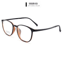 Carica l&#39;immagine nel visualizzatore di Gallery, Gmei Optical Urltra-Light TR90 Occhiali da vista rotondi con montatura completa Occhiali da vista da donna in plastica Miopia Presbiopia Occhiali 6 colori M2004 