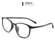 Carica l&#39;immagine nel visualizzatore di Gallery, Gmei Optical Urltra-Light TR90 Occhiali da vista rotondi con montatura completa Occhiali da vista da donna in plastica Miopia Presbiopia Occhiali 6 colori M2004 