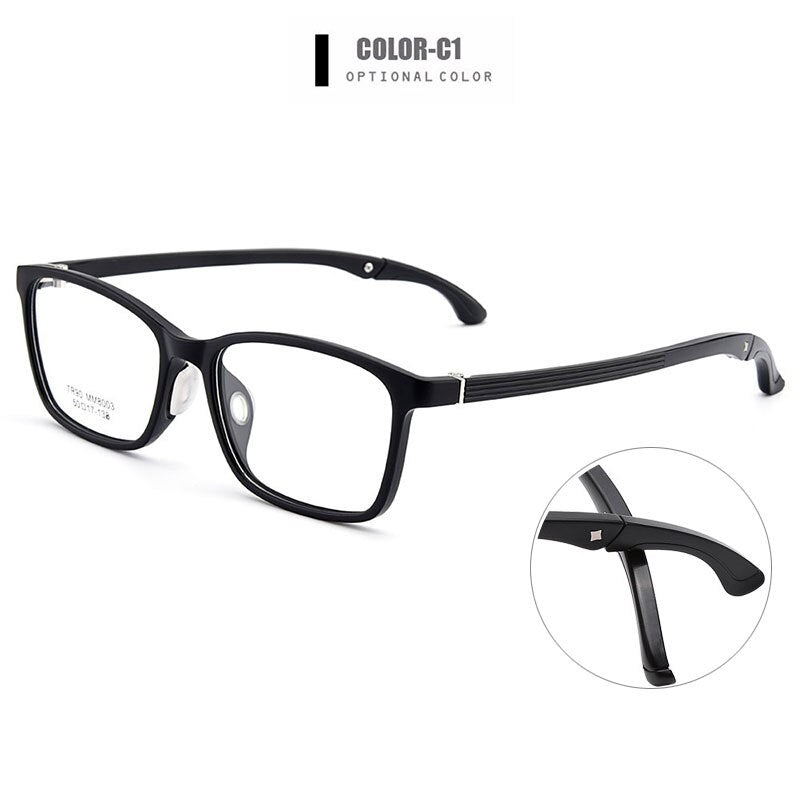 Gmei Optical Urltra-Light TR90 Student Full Rim Optical Eyeglasses Frame With Hangers Plastic Myopia Presbyopia Spectacles M8003