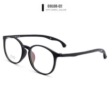 Carica l&#39;immagine nel visualizzatore di Gallery, Gmei Optical Urltra-Light TR90 Students&#39; Round Optical Eyeglasses Frames With Hangers Plastic Myopia Presbyopia Spectacles M6064
