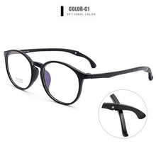 Carica l&#39;immagine nel visualizzatore di Gallery, Gmei Optical Urltra-Light TR90 Students&#39; Round Optical Eyeglasses Frames With Hangers Plastic Myopia Presbyopia Spectacles M6064