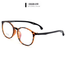 Carica l&#39;immagine nel visualizzatore di Gallery, Gmei Optical Urltra-Light TR90 Students&#39; Round Optical Eyeglasses Frames With Hangers Plastic Myopia Presbyopia Spectacles M6064