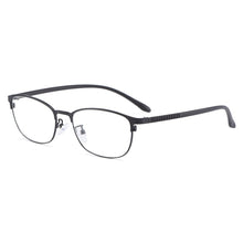 Carica l&#39;immagine nel visualizzatore di Gallery, Gmei Optical Urltra-Light Women Titanium Alloy Oval Full Rim Glasses Frames Eyewear With Flexible Legs IP Electroplating Y2516