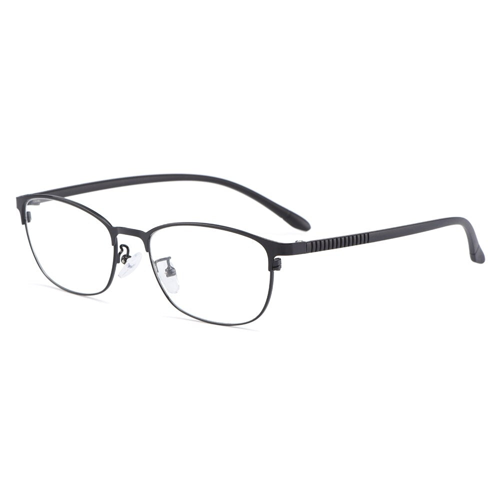 Gmei Optical Urltra-Light Women Titanium Alloy Oval Full Rim Glasses Frames Eyewear With Flexible Legs IP Electroplating Y2516