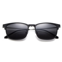 Load image into Gallery viewer, Gmei Optical Vintage Men Square Ultem Glasses Frame Ultralight Polarized Clip on Sunglasses Women Myopia Optical Frames HW954