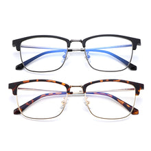 Load image into Gallery viewer, Gmei Optical Vintage Men Square Ultem Glasses Frame Ultralight Polarized Clip on Sunglasses Women Myopia Optical Frames HW954