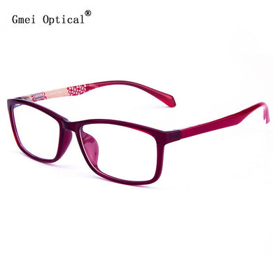 Gmei Optical Vintage Ultralight TR90 Full Rim Optical Frame For Women and Men Brand Design Optical Prescription Eyeglasses G6098