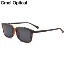 Load image into Gallery viewer, Gmei Optical Vintage Women Square Ultem Glasses Frame Ultralight Polarized Clip on Sunglasses Men Myopia Optical Frames HW964