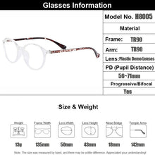 Load image into Gallery viewer, Gmei Optical Voguish Round Full Rim Plastic Glasses Frame For Women&#39;s Myopia Presbyopia Reading Prescription Eyeglasses H8005