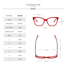 Load image into Gallery viewer, Gmei Optical Women Glasses Frames With Spring Hinges Female Optics Eyewear Myopia Prescription Eyeglasses Frame Oculos 2028