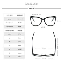 Load image into Gallery viewer, Gmei Optical Women Myopia Glasses Frames Female Optics Eyewear Spectacles Frame Prescription Oculos With Spring Hinges 2014
