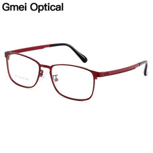 Load image into Gallery viewer, Gmei Optical Women Titanium Alloy Eyeglasses Frames for Eyewear Flexible Temples Legs IP Electroplating Alloy Spectacles Y0212