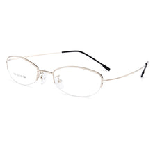 Load image into Gallery viewer, Gmei Optical Women Ultra-Light Semi-Rimless Memory Titanium Alloy Glasses Frames for Myopia Presbyopia Reading Spectacles Y643