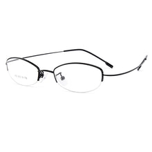 Load image into Gallery viewer, Gmei Optical Women Ultra-Light Semi-Rimless Memory Titanium Alloy Glasses Frames for Myopia Presbyopia Reading Spectacles Y643