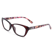 Carica l&#39;immagine nel visualizzatore di Gallery, Gmei Optical Women&#39;s Trendy Ultralight TR90 Full Rim Optical Eyeglasses Frames With Print Design Girl&#39;s Pretty Frame M1550