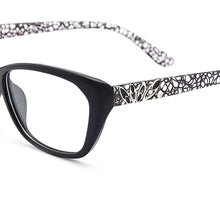 Carica l&#39;immagine nel visualizzatore di Gallery, Gmei Optical Women&#39;s Trendy Ultralight TR90 Full Rim Optical Eyeglasses Frames With Print Design Girl&#39;s Pretty Frame M1550