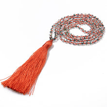 Load image into Gallery viewer, Statement Necklaces Long Tassel Necklace Colorful Crystal Beaded Female Women Jewelry Maxi Collier Sweater Chain Gifts