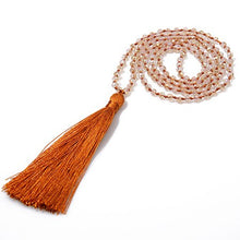 Load image into Gallery viewer, Statement Necklaces Long Tassel Necklace Colorful Crystal Beaded Female Women Jewelry Maxi Collier Sweater Chain Gifts
