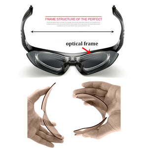 Goggle Sun Glasses Outdoor Sports Glasses Sunglasses Goggles Eyewear 5 Lens For Men Optical Frame For Myopia Hyperopia