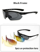 Load image into Gallery viewer, Goggle Sun Glasses Outdoor Sports Glasses Sunglasses Goggles Eyewear 5 Lens For Men Optical Frame For Myopia Hyperopia